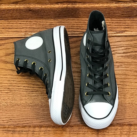 Converse CTAS Hi Black White Black Shoes - Picture 4 of 7